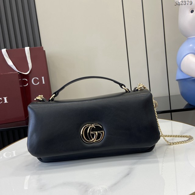 Gucci專櫃古馳最新款Milano系列小號手提包鏈條女包 jh2379型號：806016