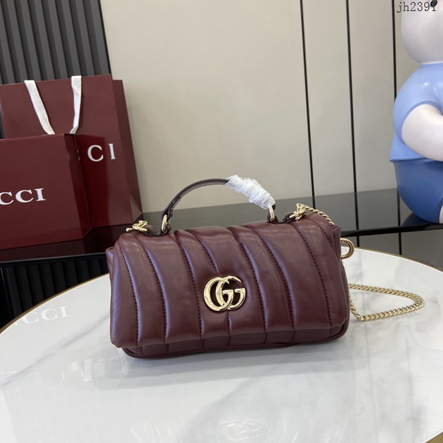 Gucci專櫃古馳最新款Milano系列迷你肩背包女士手提包 jh2391型號：806017