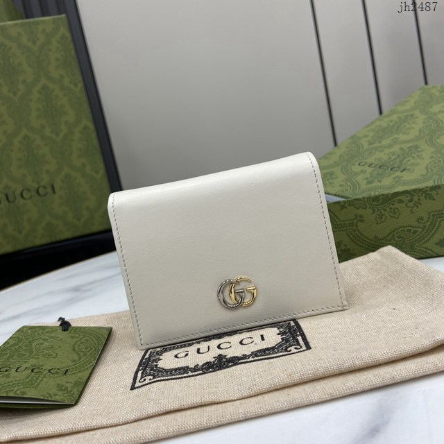 Gucci專櫃古馳最新款Marmont系列卡包零錢包卡夾 jh2487型號：790055