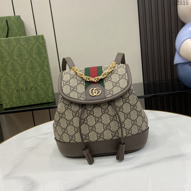 Gucci專櫃古馳最新款Ophidia系列迷你背包女士背包 jh2515型號：795221