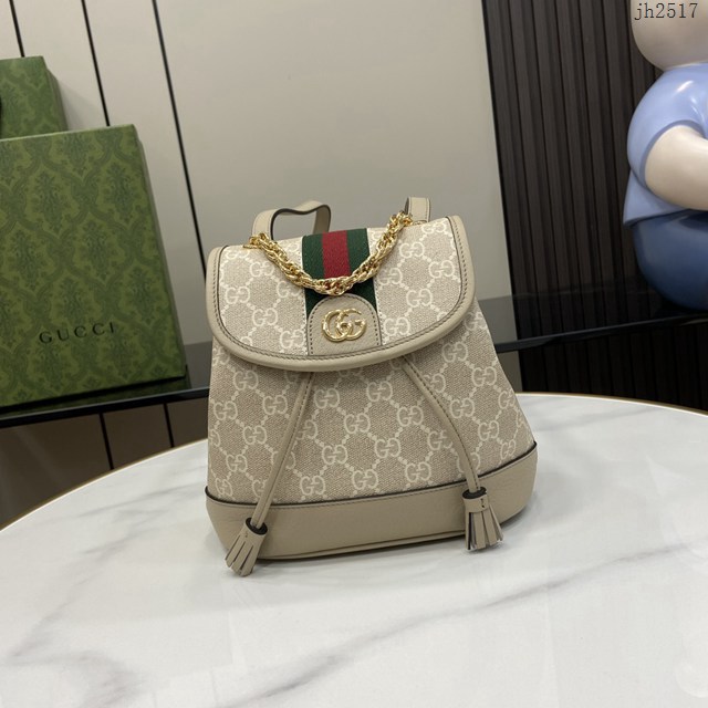 Gucci專櫃古馳最新款Ophidia系列迷你背包女士背包 jh2517型號：795221