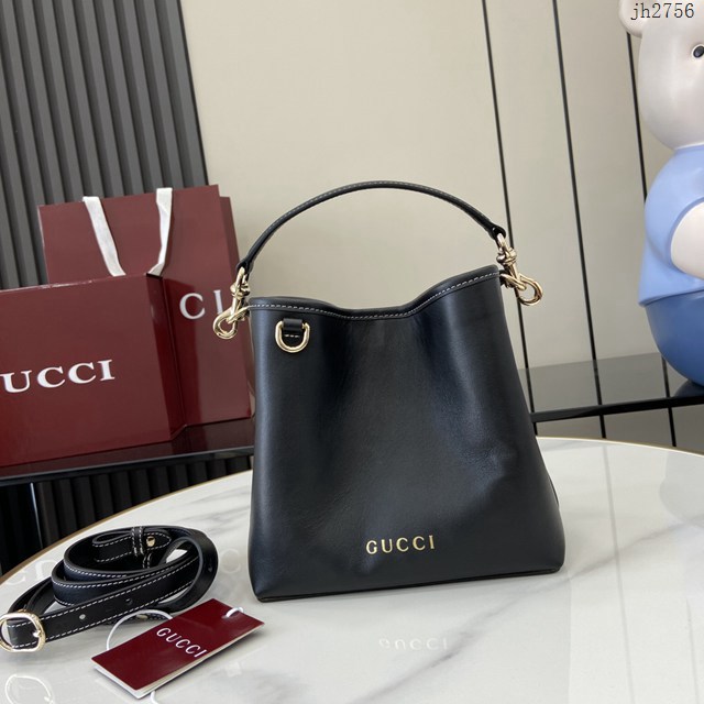 Gucci專櫃古馳最新款購物袋GG圖案條紋織大號肩背包 jh2756型號：815118