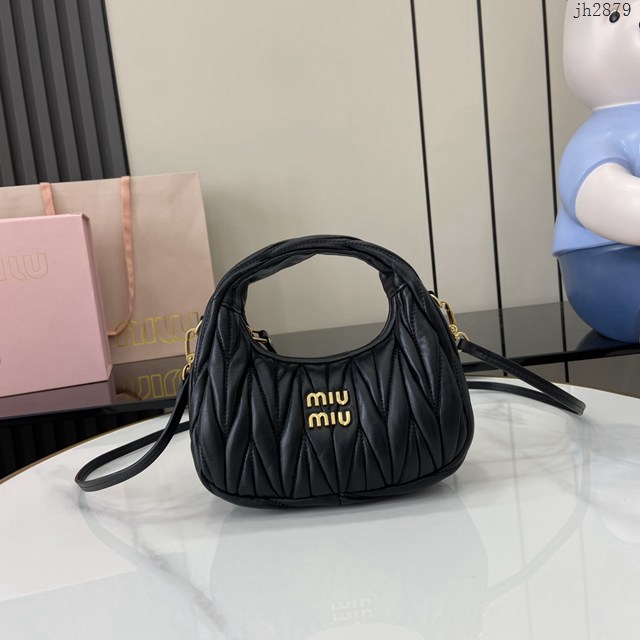 MIU MIU專櫃繆繆最新款迷你MiuWander手袋手提肩背包 jh2879型號：5BP078