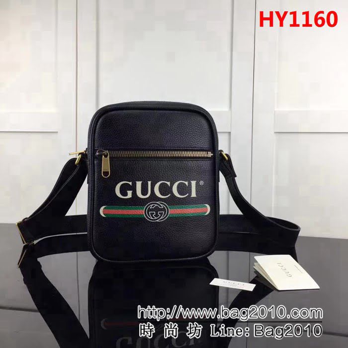 GUCCI古馳原單 新款專櫃品質原單貨實物實拍523591 克色男單肩斜挎包 HY1160