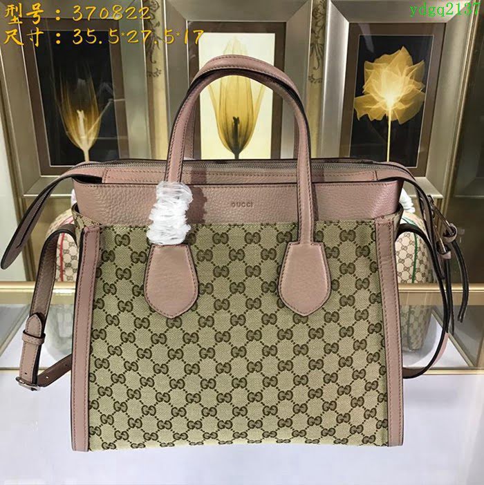 GUCCI 古馳男包 新款 370822 pvc配皮 GUCCI手提包 Gucci單肩包