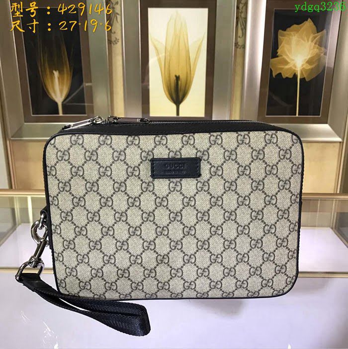 GUCCI古馳 手包 專櫃品質 429146 進口牛皮 原廠五金 百搭款手拿包  ydgq3236