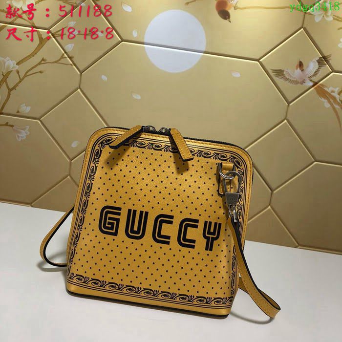 GUCCI古馳 2019新款 專櫃品質 511188 進口牛皮 Gucci女包 古馳斜挎包  ydgq3418