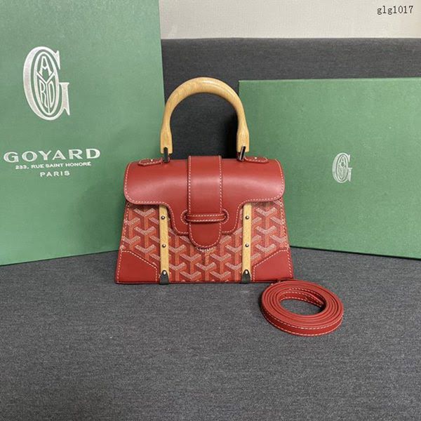 Goyard包 戈雅新款Sagon Mini手提女包 Goyard單肩斜跨女包  glg1017