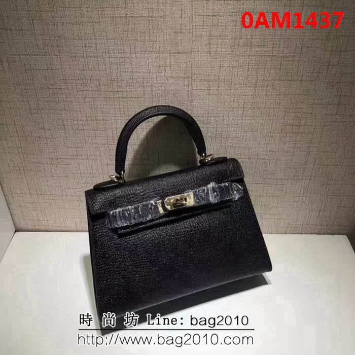 愛馬仕Hermes 凱莉包 牛皮手提小包 0AM1437