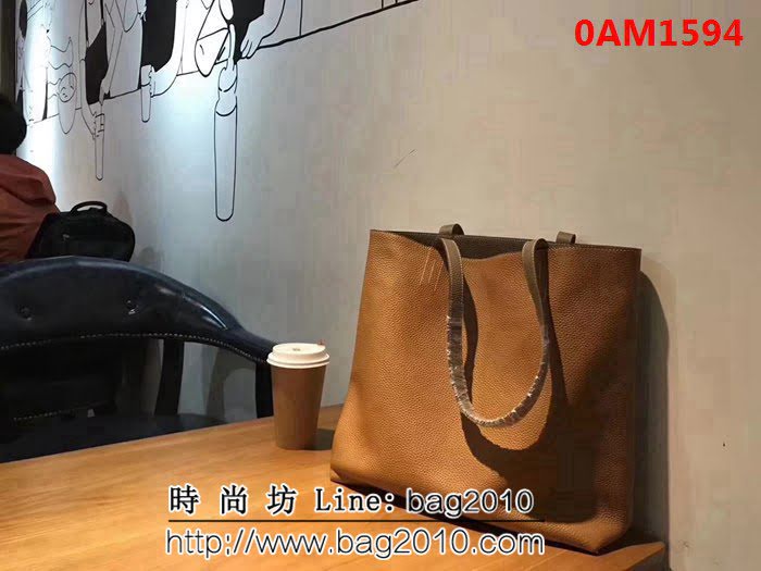 愛馬仕Hermes 原版牛皮 雙面購物袋 0AM1594