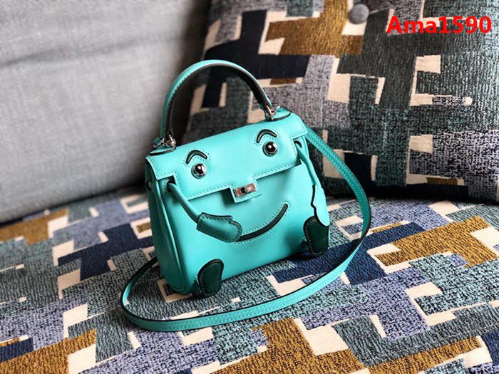 HERMES愛馬仕 kelly dol 小可愛的面孔 swift皮 時尚手提肩背包  Ama1590