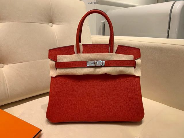 Hermes女包 愛馬仕Birkin Hermes鉑金包 togo小牛皮 半手工蠟線縫製 Hermes手提女包  am1883