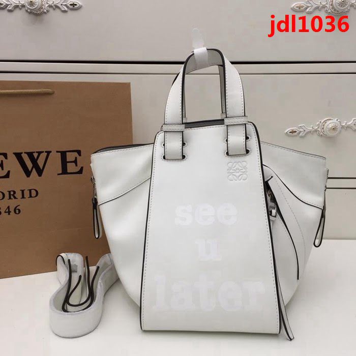 LOEWE羅意威 原單品質 新款 See u later吊床包 小牛皮肩背手提斜挎包 0159  jdl1036