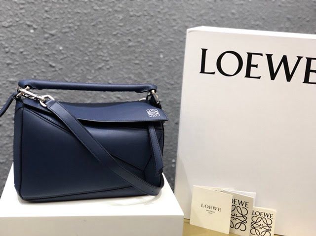 LOEWE經典爆款包包 羅意威Puzzle小號拼接手提斜挎包 10172  tcl1016