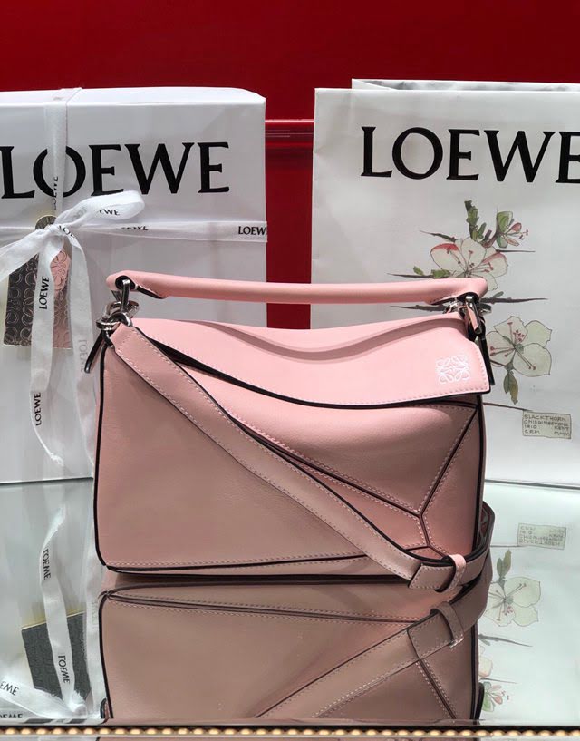 LOEWE經典爆款包包 羅意威Puzzle小號拼接手提斜挎包 10172  tcl1019