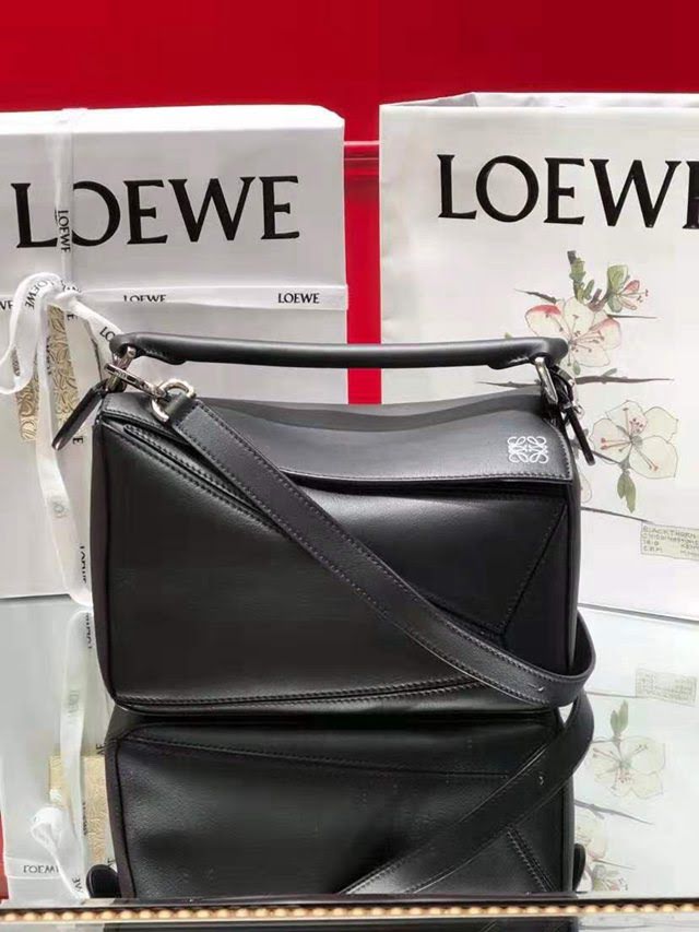 LOEWE經典爆款包包 羅意威Puzzle小號拼接手提斜挎包 10172  tcl1020