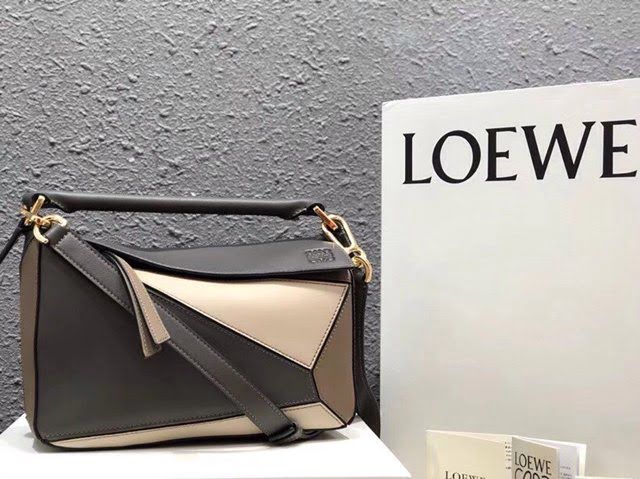 LOEWE經典爆款包包 羅意威Puzzle幾何小號手提肩背包 10172  tcl1032