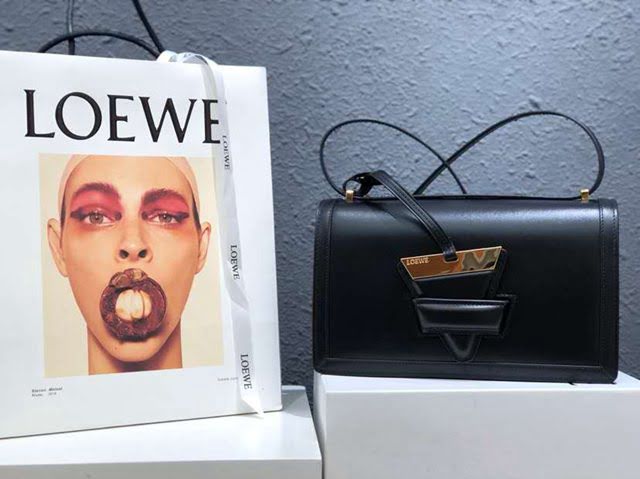 LOEWE包包 羅意威Barcelona三角包 羅意威小挎包 10158  tcl1039