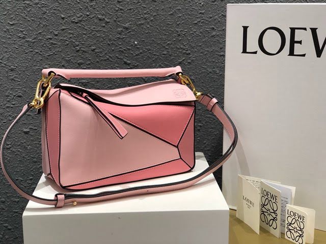 LOEWE包包 羅意威小號Puzzle拼接手提斜挎包 10172  tcl1083