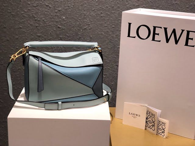 LOEWE包包 羅意威小號Puzzle拼接手提斜挎包 10172  tcl1105