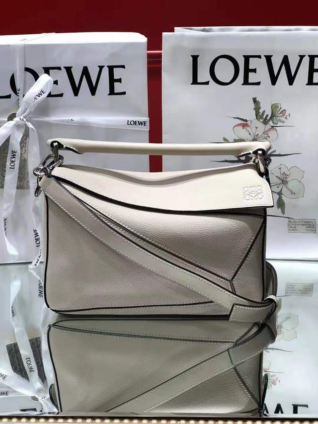 LOEWE經典爆款包包 羅意威小號Puzzle拼接手提斜挎包 10172  tcl1197