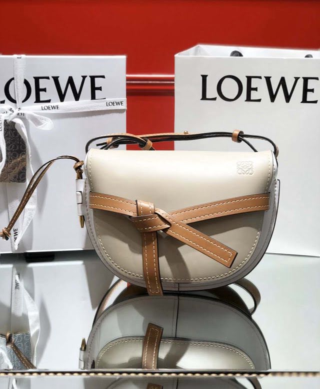 LOEWE包包 羅意威小號Gate馬鞍包 羅意威小挎包 10183  tcl1221