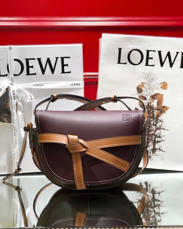 LOEWE包包 羅意威小號Gate馬鞍包 羅意威小挎包 10183  tcl1223