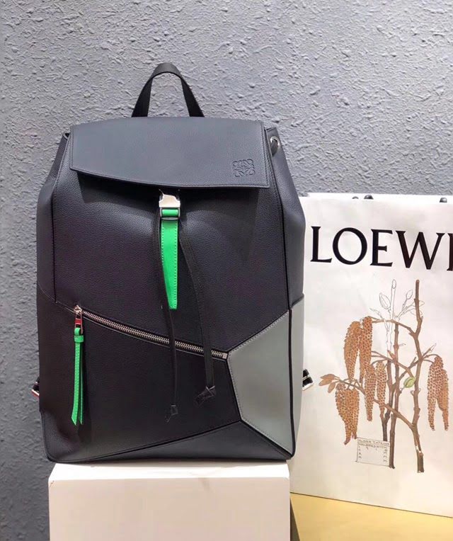 LOEWE新款包包 羅意威男士Puzzle Backpack 羅意威可手提雙肩單肩背包包 10269  tcl1293
