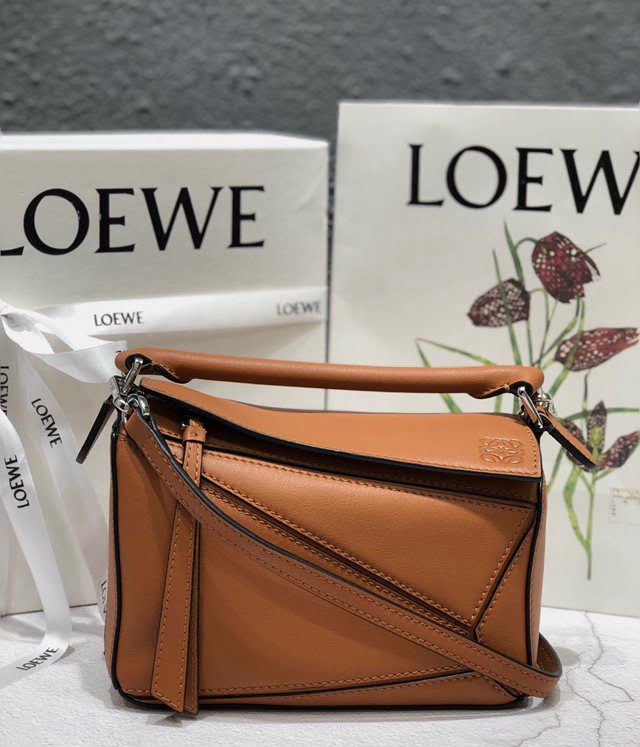 LOEWE包包 羅意威迷你mini puzzle幾何拼接手提斜挎包 10173  tcl1298