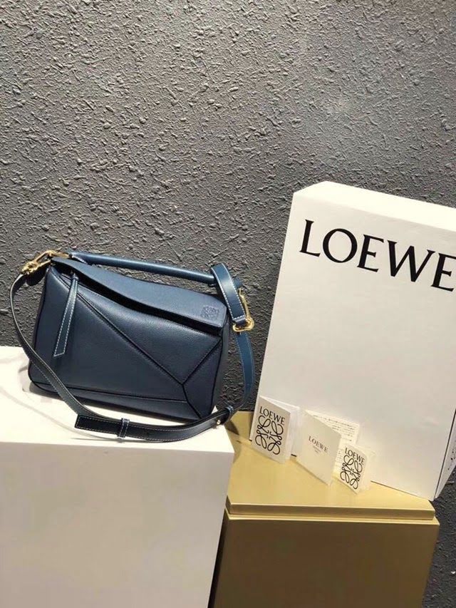 LOEWE經典爆款包包 羅意威小號Puzzle拼接手提斜挎包 10172  tcl1338