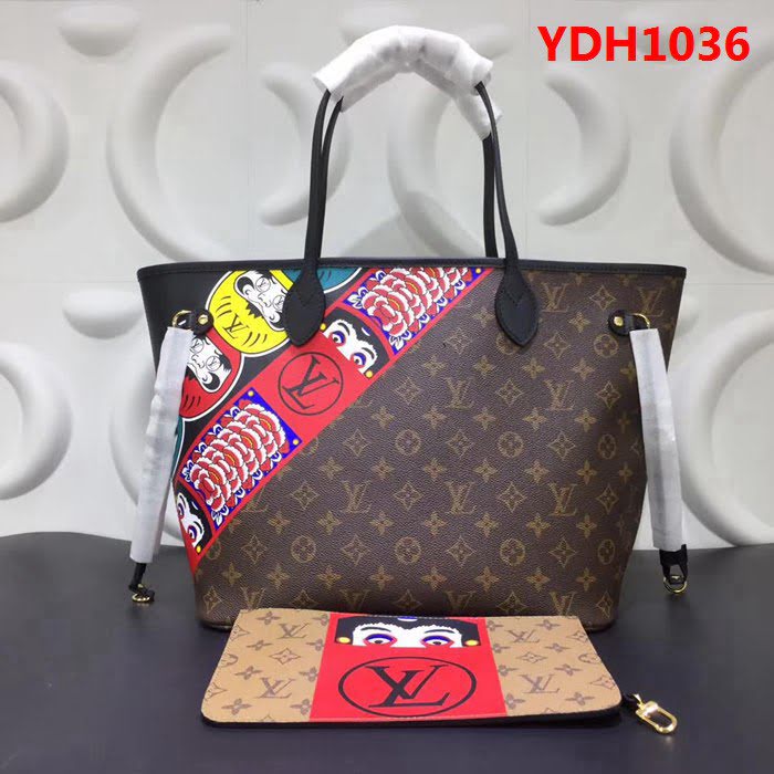 路易威登LV頂級原單2018新款NEVERFULL 中號Neverfull手袋M43499 YDH1036