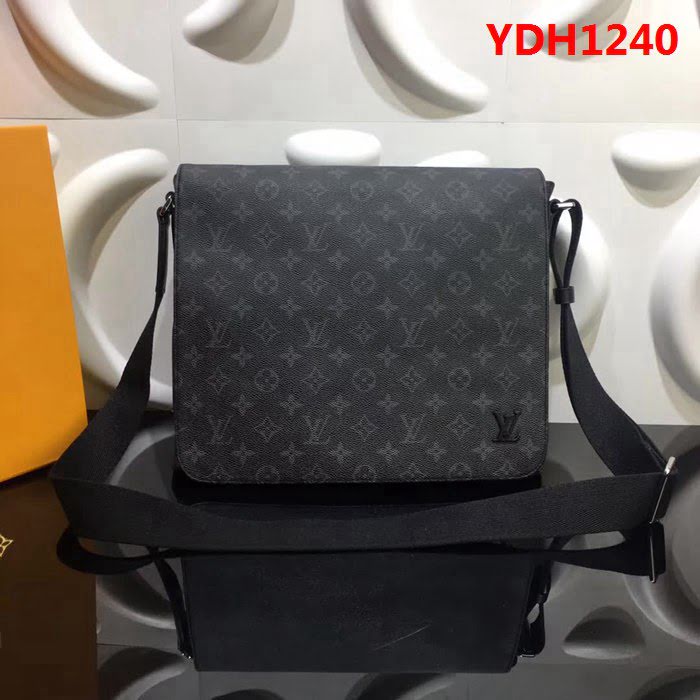 路易威登LV頂級原單 M44001 District中號大容量手提包 Louis V Paris徽章 YDH1240