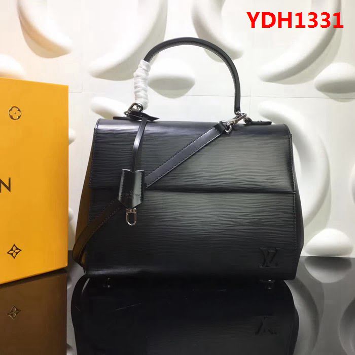 路易威登LV頂級原單M41302黑色 CLUNY MM 中號手袋 YDH1331