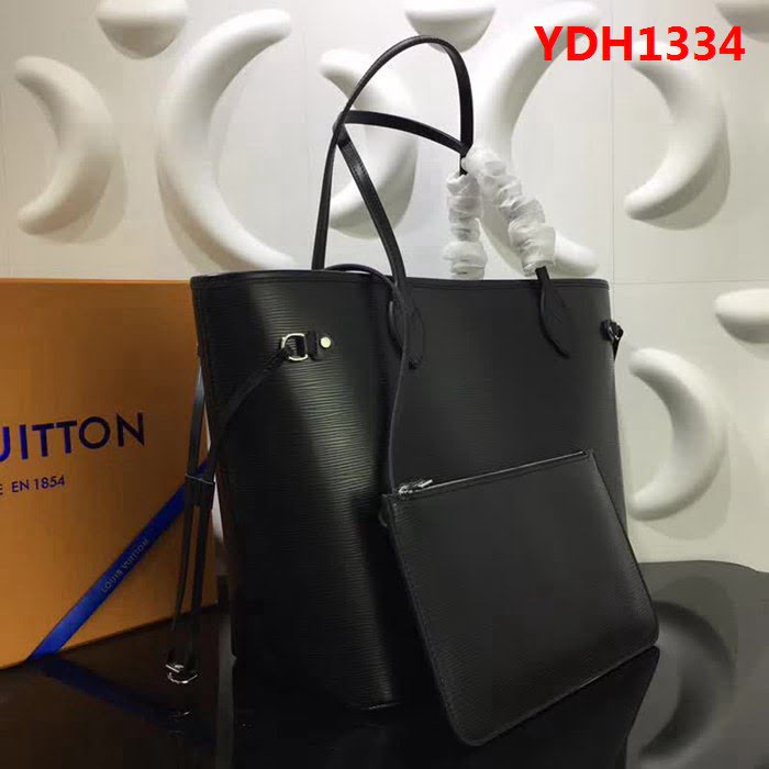 路易威登LV頂級原單高仿頂級M54185黑色Neverfull 中號手袋 YDH1334