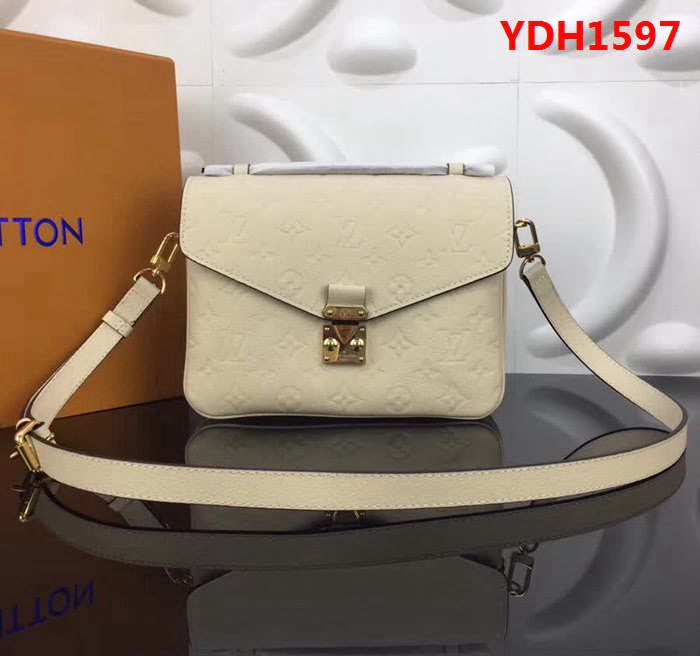 路易威登LV頂級原單 Pochette Metis手袋 M41487 米白斜挎包 YDH1597