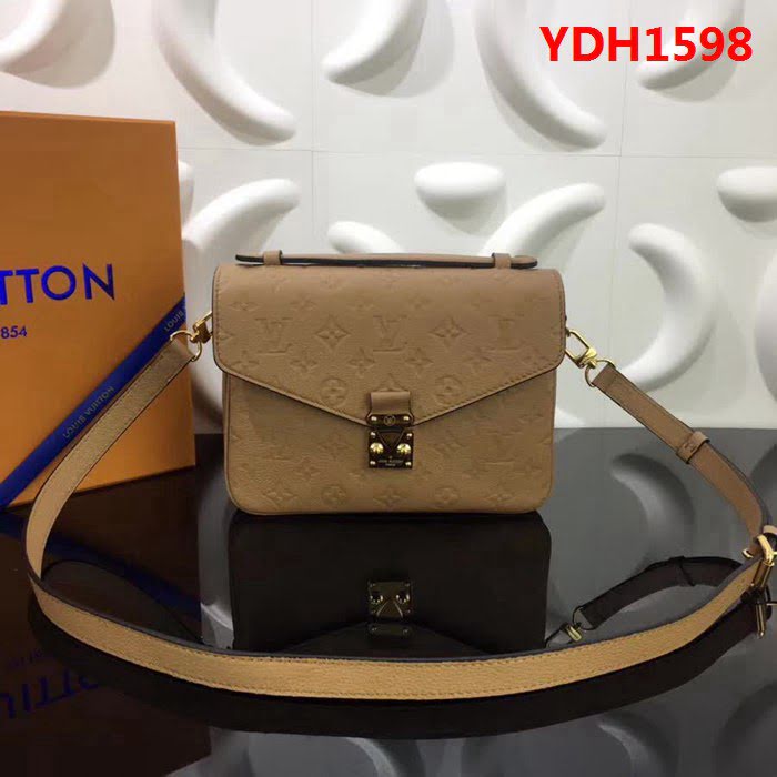 路易威登LV頂級原單Pochette Metis手袋 M41487杏色斜挎包 YDH1598