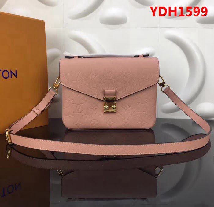 路易威登LV頂級原單 Pochette Metis手袋M41487粉色斜挎包 YDH1599