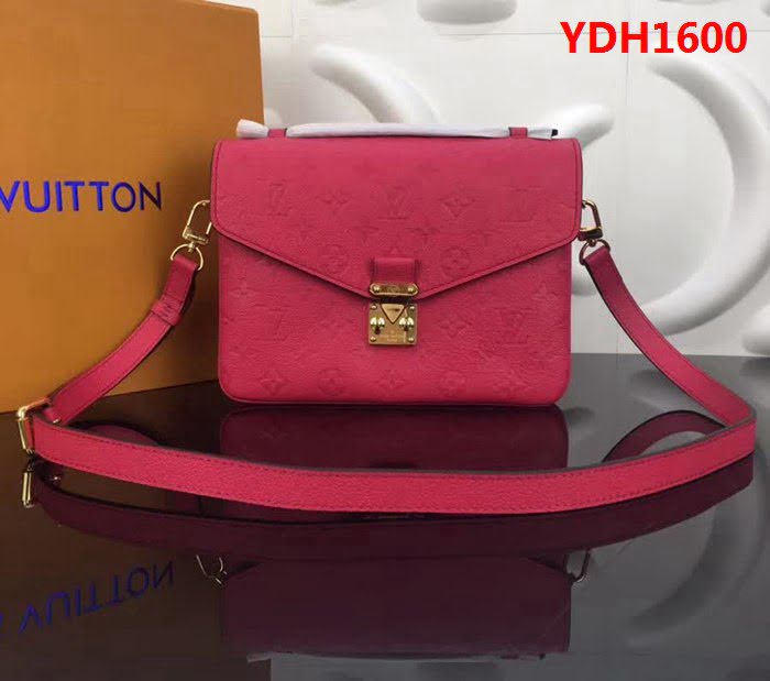 路易威登LV頂級原單 Pochette Metis手袋 M41487桃紅色斜挎包 YDH1600