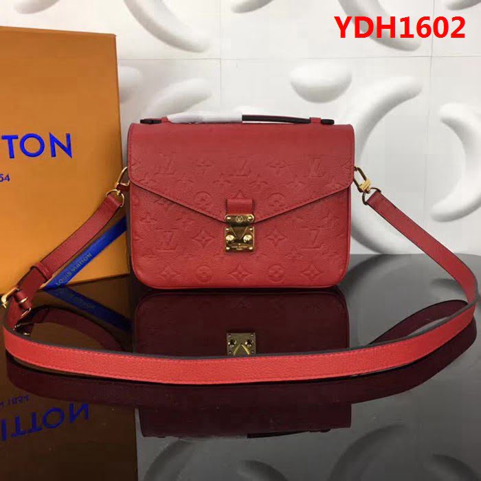 路易威登LV頂級原單Pochette Metis手袋 M41487紅色斜挎包 YDH1602