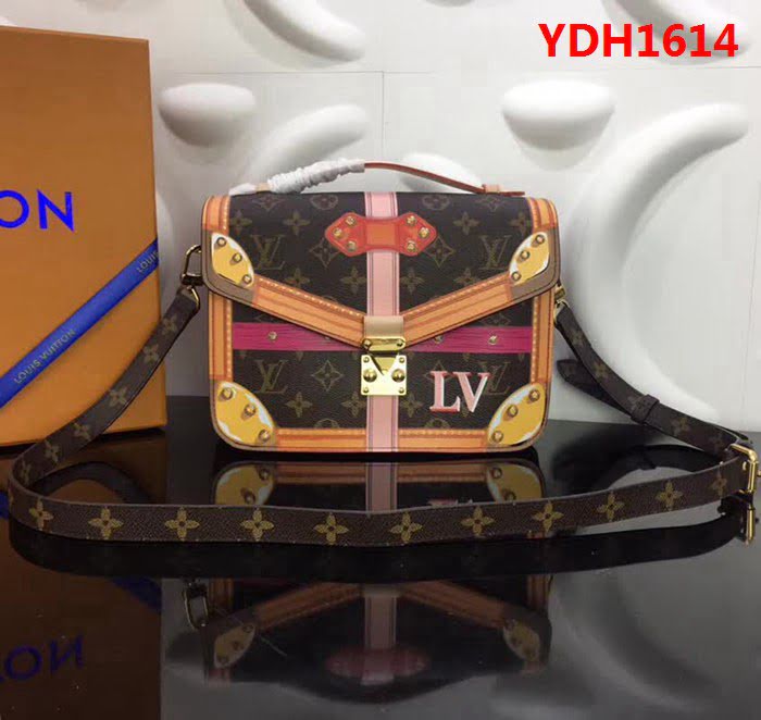 路易威登LV頂級原單 M43628 Pochette Metis手袋LV掛鎖絲印圖案 YDH1614