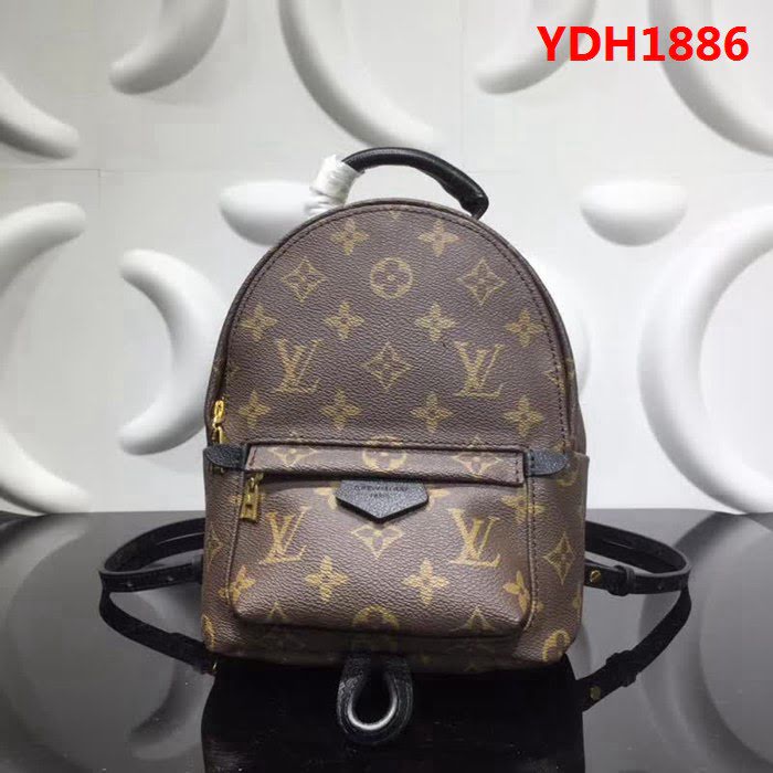 路易威登LV頂級原單MONOGRAM BACKPACK MINI雙肩包M41562可斜背 YDH1886