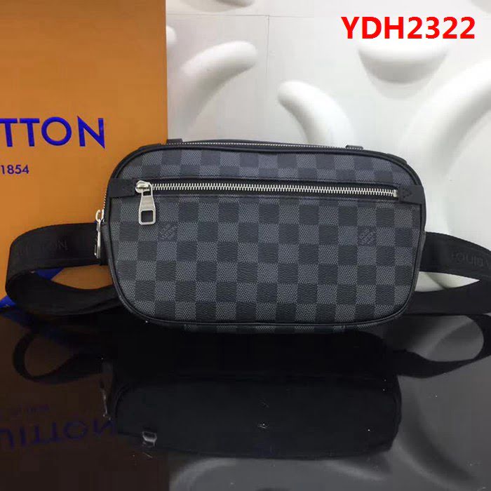 路易威登LV頂級原單 N41289 Damier Ebène帆布 Ambler 腰包 YDH2322