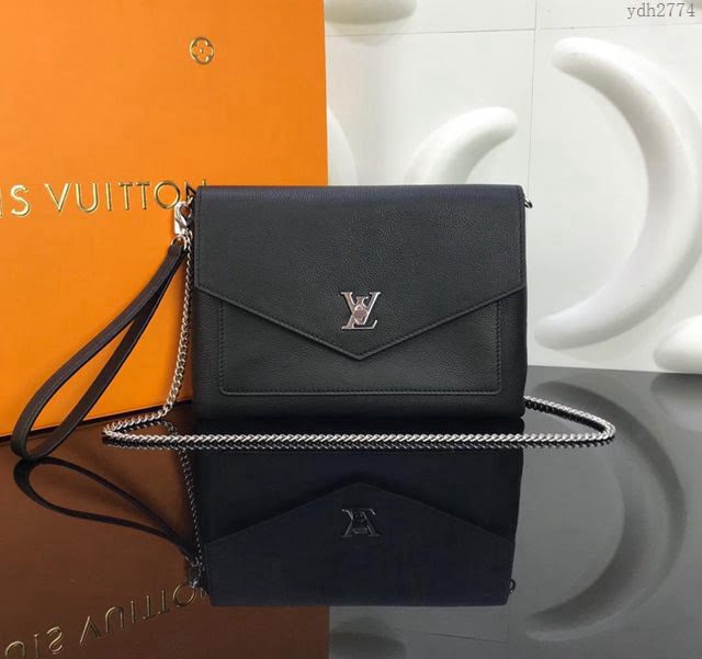 LV女包 頂級原單 M63926 路易威登女鏈條斜挎包 Pochette Mylockme收納袋 LV手拿包  ydh2774