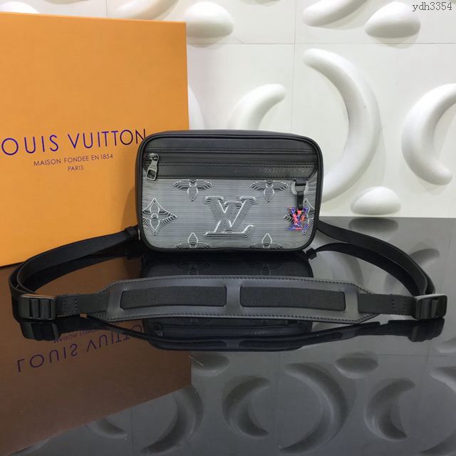 LV包 LV男包 M55698 LouisVuitton 2054未來系列 LV新款男士斜挎包  ydh3354