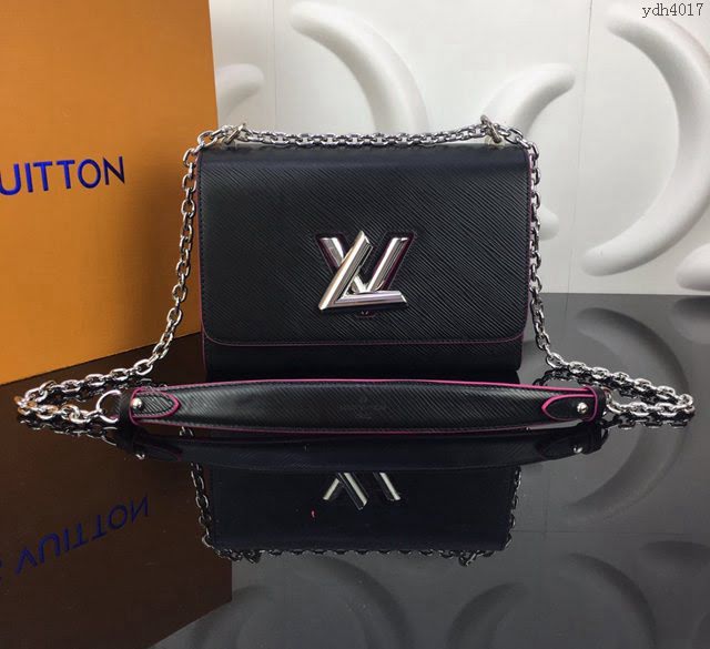 LOUIS VUITTON專櫃新款包包 路易威登Twist中號手袋 LV波浪手提肩背斜挎鏈條女包  ydh4017