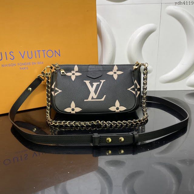 LOUIS VUITTON專櫃新款包包 路易威登Multi Pochette Accessoires斜挎包 LV雙包雙鏈女包  ydh4119