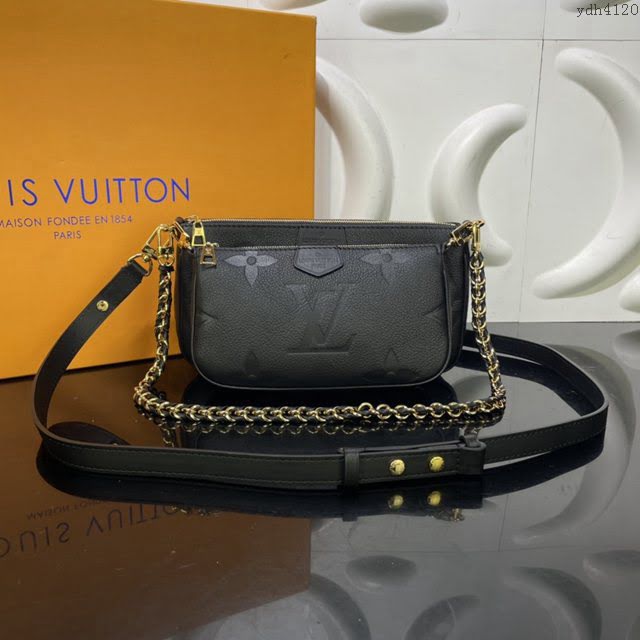 LOUIS VUITTON專櫃新款包包 路易威登Multi Pochette Accessoires斜挎包 LV雙包雙鏈女包  ydh4120