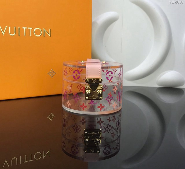lv路易威登專櫃2022新款透明新版珠寶小盒 lv頂級原單有機玻璃裝飾盒 ydh4656