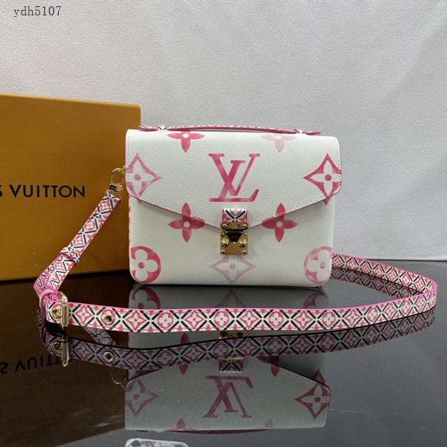 Lv路易威登2023專櫃新款Pochette Metis手袋 LV手提單肩斜挎女包 M23055 ydh5107