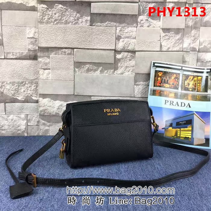 普拉達PRADA原單 新款 prada esplanade bag 1BH043 荔枝紋牛皮單肩斜挎包 PHY1313